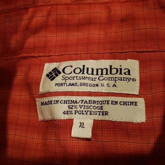 Columbia Sportswear Red Plaid Shirt sz XL - Picture 4 of 6